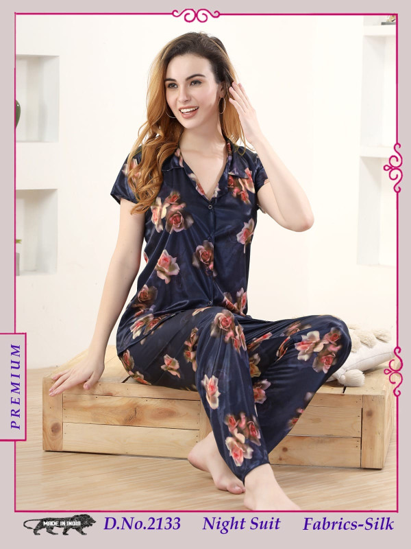 Shirt Pants Half Sleeve Nighty